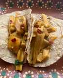 Tacos de hongos del campo