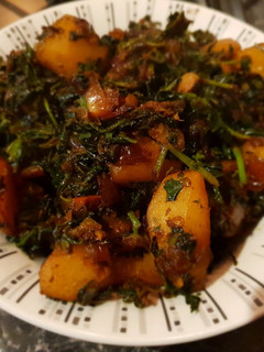 Indiai,burgonya görögszéna egytálétel(Aloo Methi Sabji) recept fotója