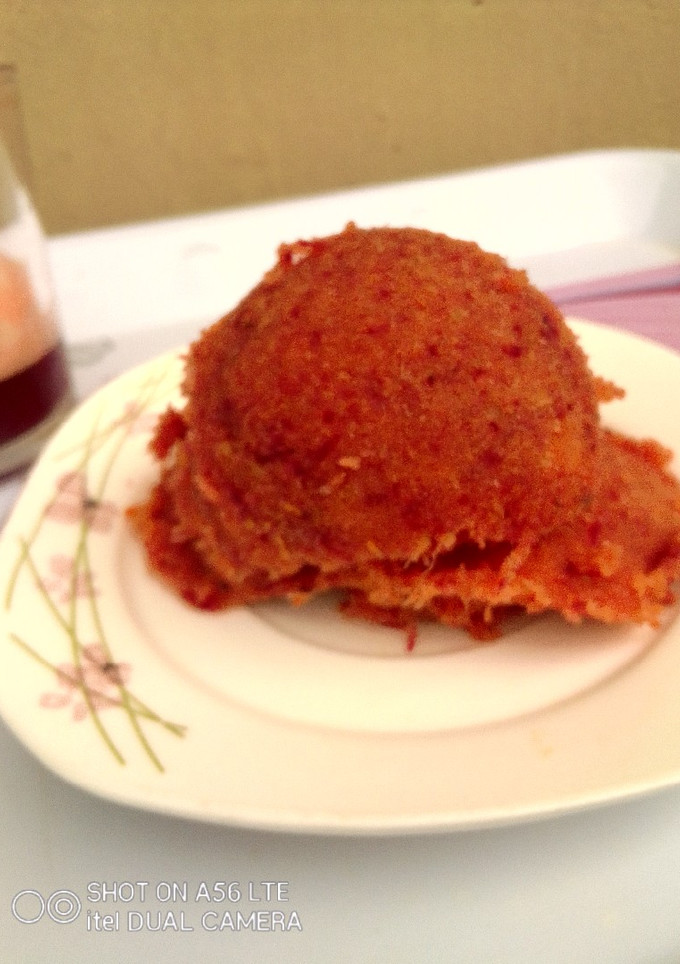 A picture of Beet and Carrot Paste.