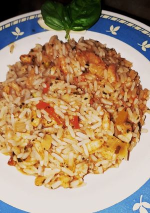 Una foto de Arroz Con Camarones