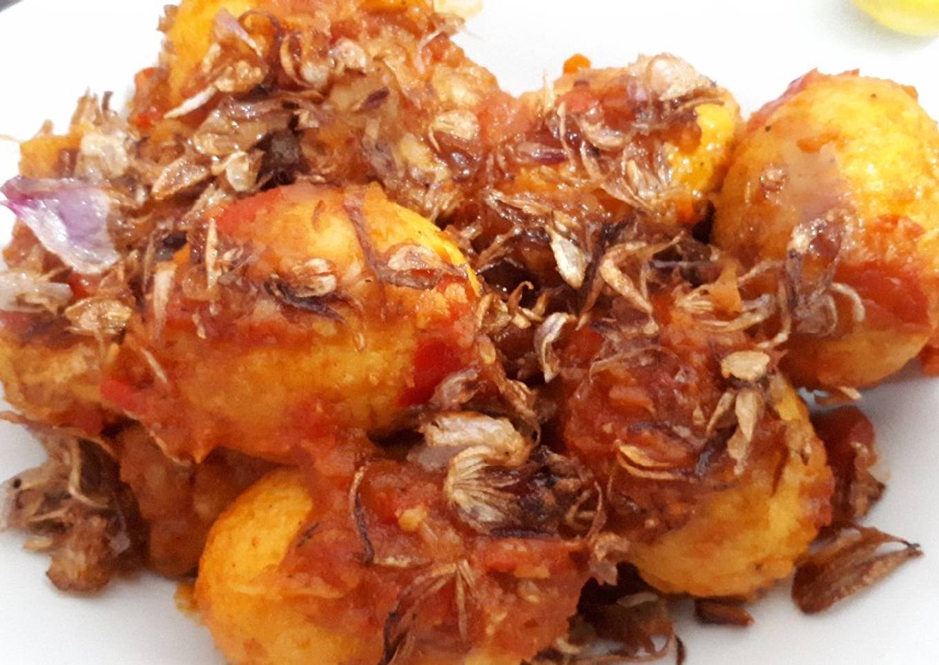 Bali telor tahu tempe