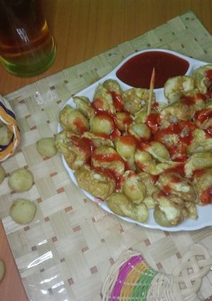 Foto resep Pentol kentang goreng ala jajanan SD