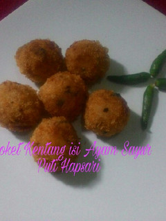 Foto resep Kroket Kentang isi Ayam Sayur