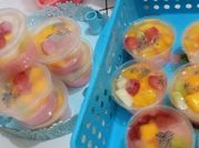 Gambar puding nutrijel melon