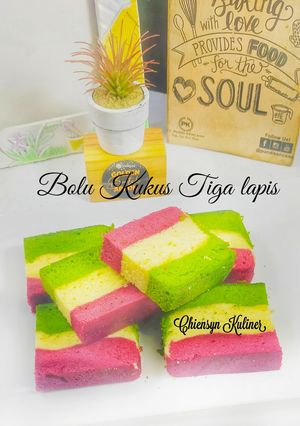 Foto resep Bolu Kukus Tiga Lapis
