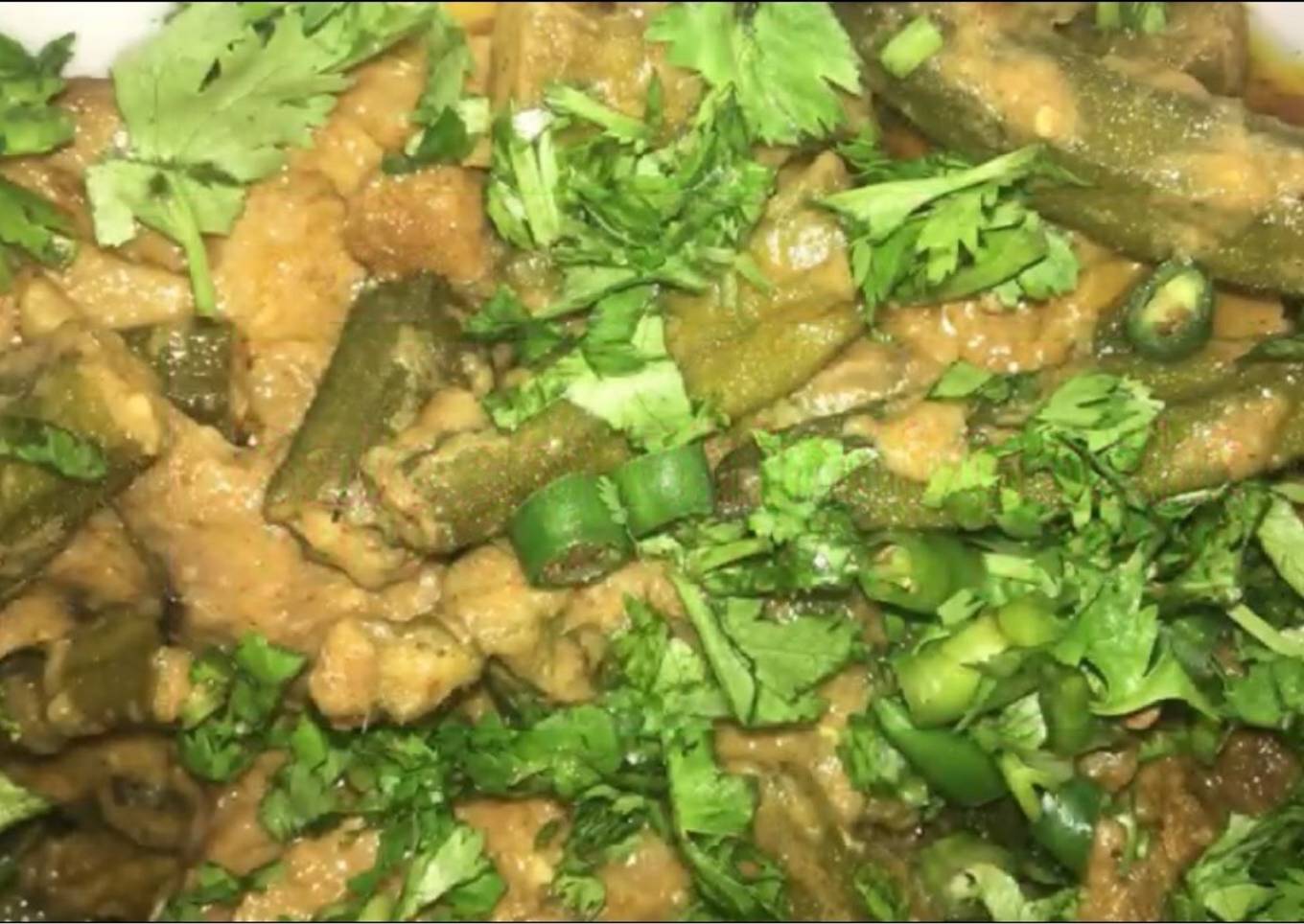 Balochi bhindi gosht