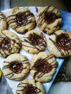 Una foto de Pepas de dulce de leche sin manteca