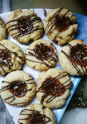 Una foto de Pepas de dulce de leche sin manteca