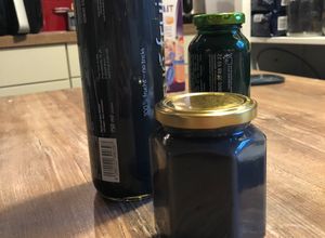 Hình của món Sữa mè đen.