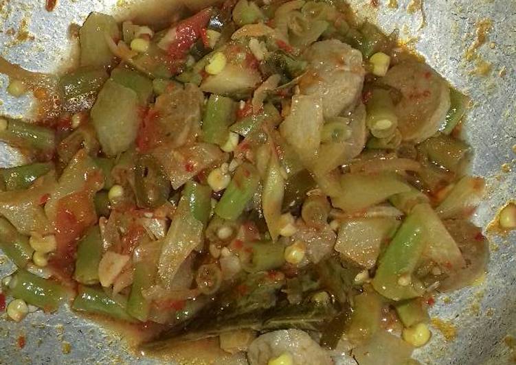 Bumbu Membuat Tumis buncis labu siam Lezat