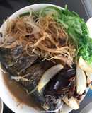 Cá Chẽm chưng tương hột