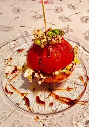 Une photo de Burger de tomate