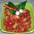 Oseng2 kulit melinjo asam manis