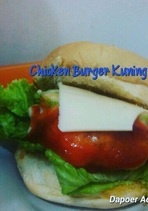 Foto resep Chicken Burger Kuning