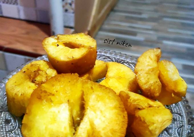 Cara bikin Singkong Goreng merekah Cara bikin Singkong Goreng merekah