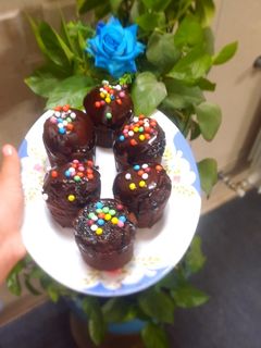 عکسی از دستور کاپ کیک شکلاتی