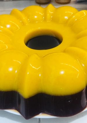 Foto resep Puding Labu Lapis Coklat