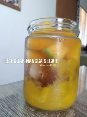 Langkah Gampang Menyiapkan Resep Es Rujak (Nutrisari) Mangga Segar yang Menggugah Selera Anti Ribet, Bisa Manjain Lidah