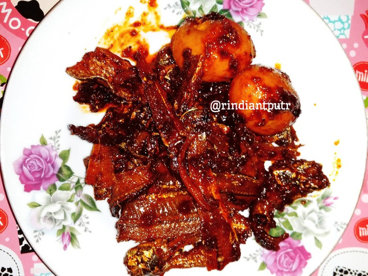 Resep Balado Ikan asin layur &amp;amp; telur simple Anti Gagal