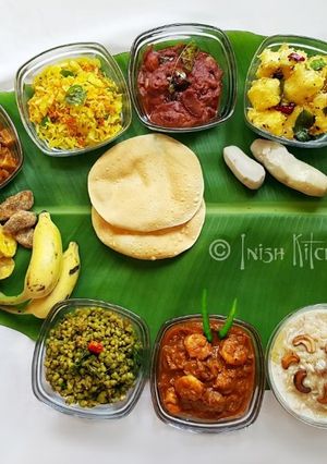 A picture of Kerala combo meal.