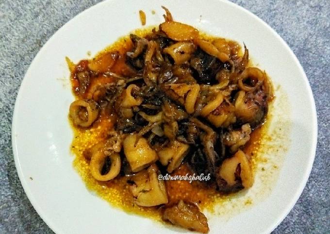 Resep Cumi Masak Hitam Oleh Farhah Cookpad