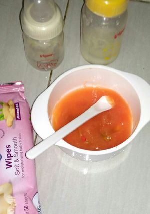 Foto resep Pure pepaya Mpasi 6M
