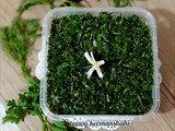 فریز کردن سبزی دلمه