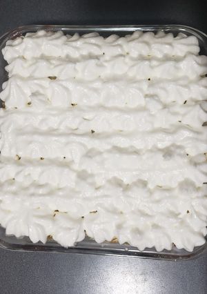 Una foto de Falsa torta enamorados (seudo torta amor) o mil hojas