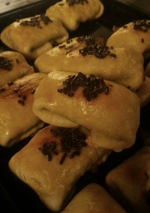 Foto resep Roti Bolen Pisang Coklat Sederhana
