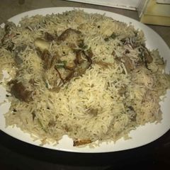 A picture of Mutton Yakhni palao.
