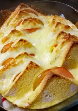 Una foto de Sándwich gratinados