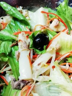 Una foto de Ensalada mixta ¡Muy sana y riquísima!