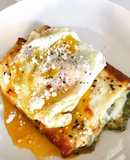 Hot pocket con espinacas y champiñones - keto