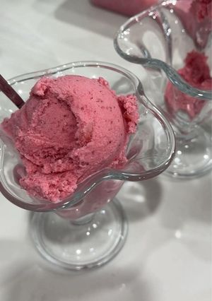 صورة لوصفة آيس كريم الفراولة 🍧