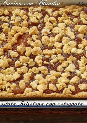 Una foto de Pastafrola italiana con mermelada de membrillo