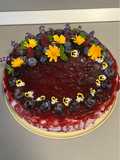 Áfonyás mousse torta