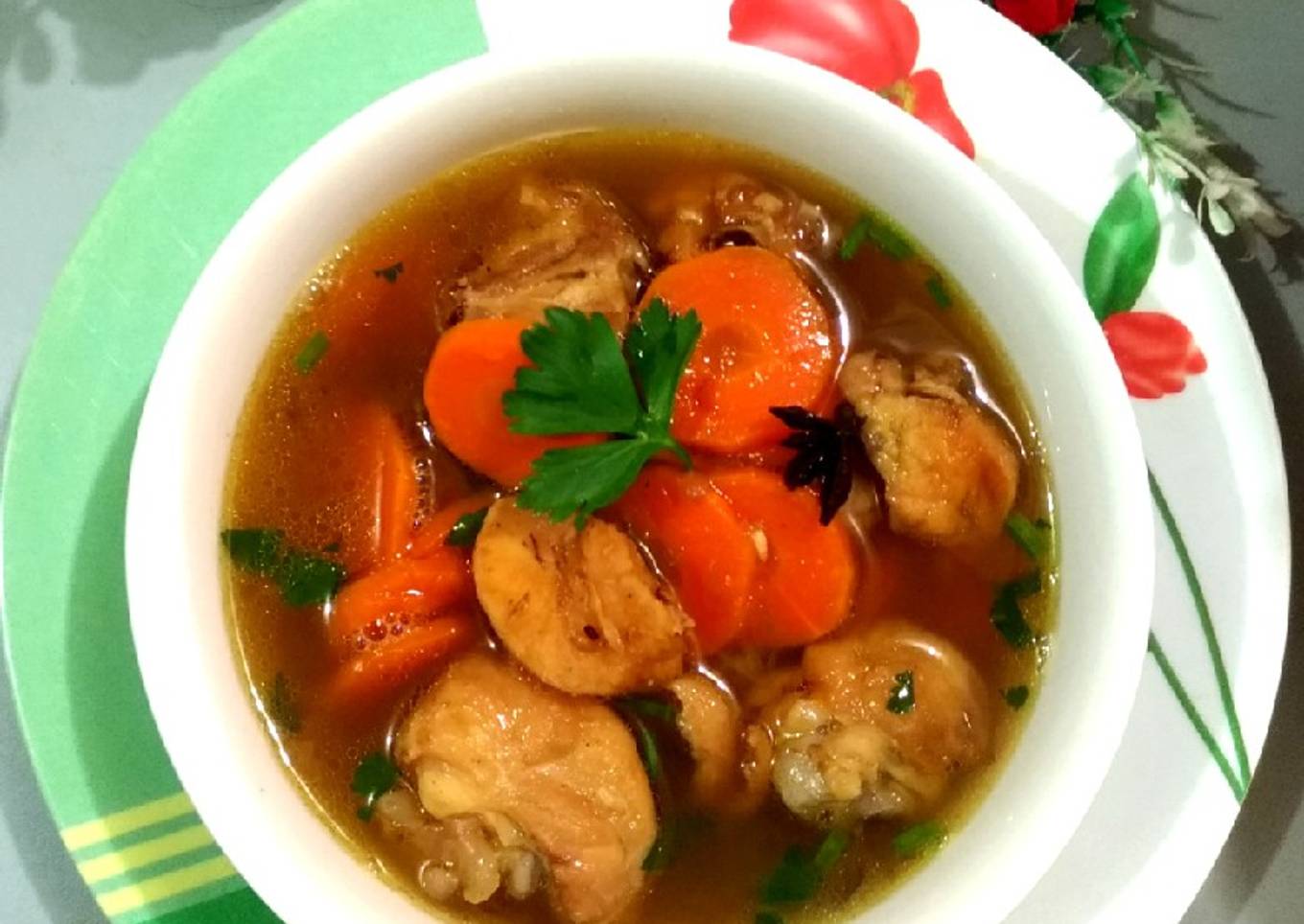 306. Sup Ayam Goreng Wortel Simple