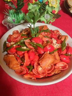 Foto resep Tumis kulit melinjo ala kristi