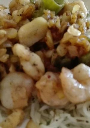 Foto principal de Fideos de arroz con gambas