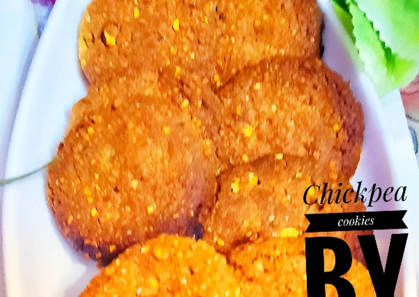 Chick pea cookies sugar free