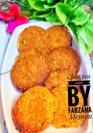 A picture of Chick pea cookies sugar free.