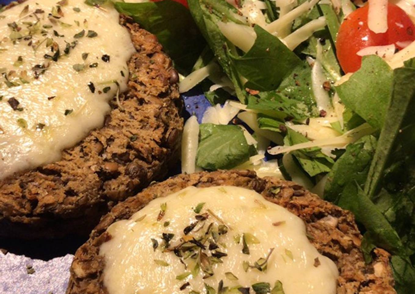 Medallones de lentejas sin sal