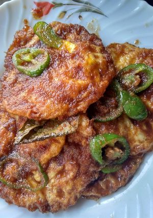 Foto resep Telor Ceplok Balado