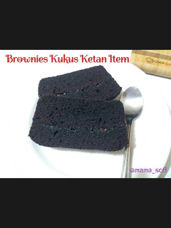 Foto resep Brownies Kukus Ketan Item