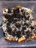 Pisang goreng toping keju oreo