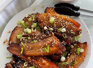 Foto resep Sweet Savoury Spicy Pork Belly Panggang Asian Style