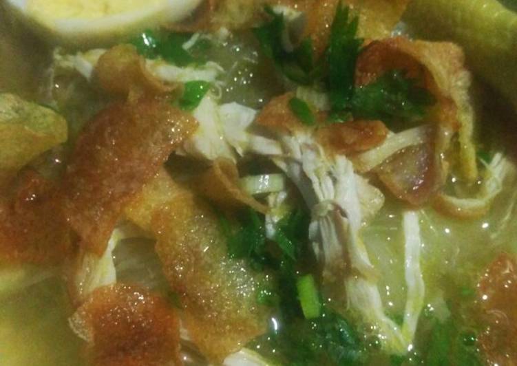 Cara Gampang Membuat Soto ayam banjar, Lezat