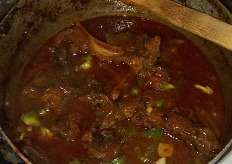 Simple Way to Prepare Award-winning Stewed Beef with Okra