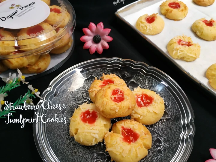 Recipe Strawberry cheese tumbprint cookies the Perfect So Delicious
