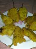 Green chilli fritters